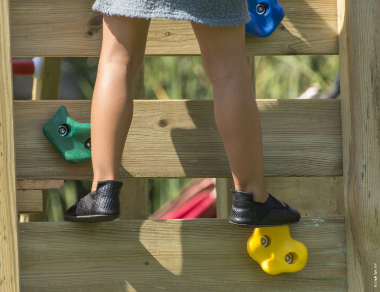 Jungle Tower | Wooden climbing frame with slide & clatter bridge Jungle Tower | Wooden climbing frame with slide & clatter bridge