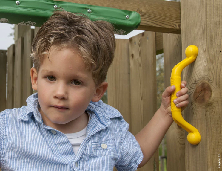 Jungle Safari | Wooden climbing frame with slide & clatter bridge Jungle Safari | Wooden climbing frame with slide & clatter bridge