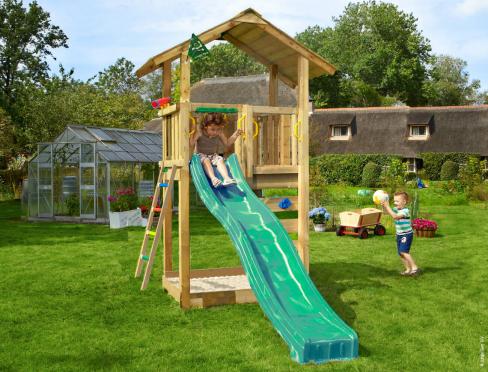 Jungle Sierra | Wooden climbing frame with slide