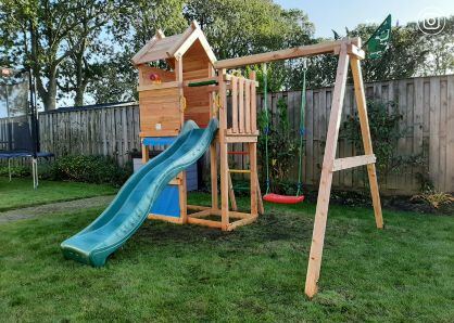 Jungle Gym Climbing Frame 1-swing