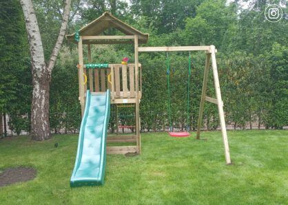 Jungle Gym Climbing Frame 1-swing