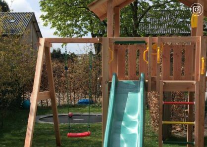 Jungle Gym Climbing Frame 1-swing