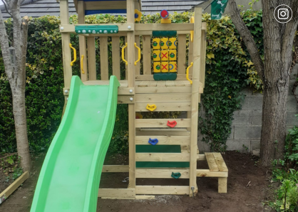 Jungle Gym Climbing Frame with Picnic table